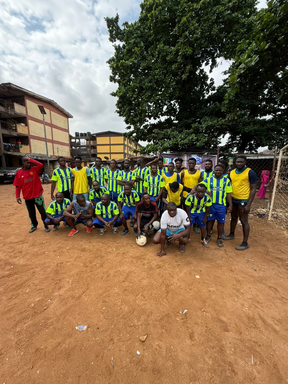 Team photo before a match Team photo